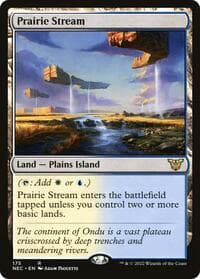 Prairie Stream - Commander: Kamigawa: Neon Dynasty - Magic: The Gathering card