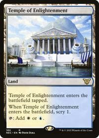 Temple of Enlightenment - Commander: Kamigawa: Neon Dynasty - Magic: The Gathering card