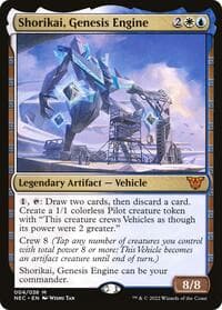 Shorikai, Genesis Engine - Commander: Kamigawa: Neon Dynasty - Magic: The Gathering card