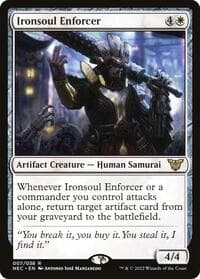 Ironsoul Enforcer - Commander: Kamigawa: Neon Dynasty - Magic: The Gathering card