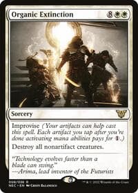 Organic Extinction - Commander: Kamigawa: Neon Dynasty - Magic: The Gathering card