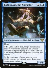 Katsumasa, the Animator - Commander: Kamigawa: Neon Dynasty - Magic: The Gathering card