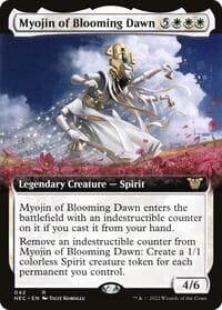Myojin of Blooming Dawn (Extended Art) - Commander: Kamigawa: Neon Dynasty - Magic: The Gathering card
