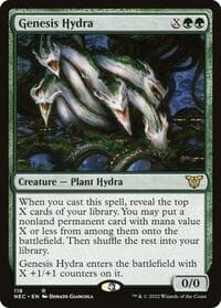 Genesis Hydra - Commander: Kamigawa: Neon Dynasty - Magic: The Gathering card