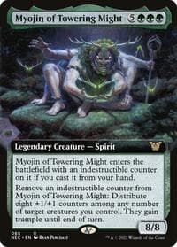 Myojin of Towering Might (Extended Art) - Commander: Kamigawa: Neon Dynasty - Magic: The Gathering card