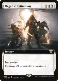 Organic Extinction (Extended Art) - Commander: Kamigawa: Neon Dynasty - Magic: The Gathering card