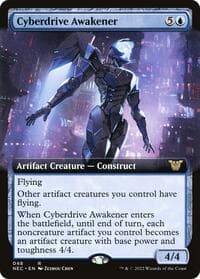Cyberdrive Awakener (Extended Art) - Commander: Kamigawa: Neon Dynasty - Magic: The Gathering card