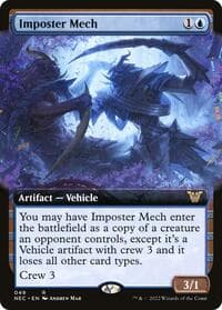 Imposter Mech (Extended Art) - Commander: Kamigawa: Neon Dynasty - Magic: The Gathering card