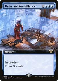Universal Surveillance (Extended Art) - Commander: Kamigawa: Neon Dynasty - Magic: The Gathering card