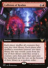 Collision of Realms (Extended Art) - Commander: Kamigawa: Neon Dynasty - Magic: The Gathering card