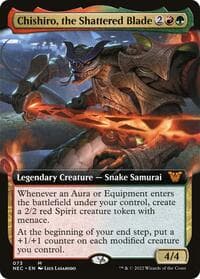 Chishiro, the Shattered Blade (Extended Art) - Commander: Kamigawa: Neon Dynasty - Magic: The Gathering card