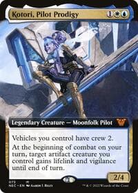 Kotori, Pilot Prodigy (Extended Art) - Commander: Kamigawa: Neon Dynasty - Magic: The Gathering card