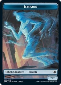 Illusion (006) // Clue (016) Double-Sided Token (Challenger 2022) - Unique and Miscellaneous Promos - Magic: The Gathering card