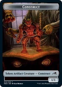 Construct (015) // Blood (017) Double-Sided Token (Challenger 2022) - Unique and Miscellaneous Promos - Magic: The Gathering card