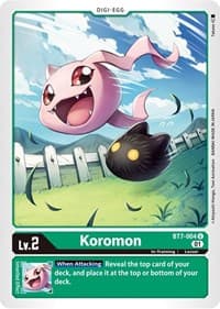 Koromon - Next Adventure - Digimon Card Game card
