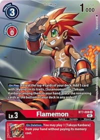 Flamemon (Alternate Art) - Next Adventure - Digimon Card Game card