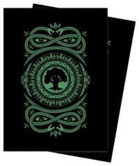 Mana 7: Forest Standard Deck Protector sleeves for Magic (100-Pack) - Ultra Pro Card Sleeves - Card Sleeves card