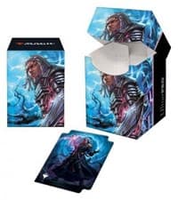 Kamigawa: Neon Dynasty 100+ Deck Box Tezzeret, Betrayer of Flesh (V3) for Magic: The Gathering - Ultra Pro Deck Boxes - Deck Boxes card
