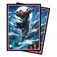 Kamigawa: Neon Dynasty Kaito Shizuki (V2) Standard Deck Protector sleeves for Magic (100-Pack) - Ultra Pro Card Sleeves - Card Sleeves card