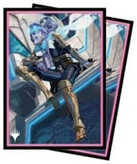 Commander Kamigawa: Neon Dynasty Kotori, Pilot Prodigy (A) Standard Deck Protector sleeves for Magic (100-Pack) - Ultra Pro Card Sleeves - Card Sleeves card