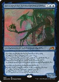 Jin-Gitaxias, Progress Tyrant (Phyrexian) (Foil Etched) - Kamigawa: Neon Dynasty - Magic: The Gathering card