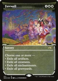 Farewell (Showcase) (Foil Etched) - Kamigawa: Neon Dynasty - Magic: The Gathering card