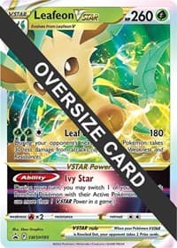 Leafeon VSTAR - SWSH195 - Jumbo Cards - Pokemon card