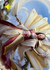 Imperial Subduer Art Card (Gold-Stamped Signature) - Art Series: Kamigawa: Neon Dynasty - Magic: The Gathering card