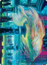 Skyswimmer Koi Art Card - Art Series: Kamigawa: Neon Dynasty - Magic: The Gathering card