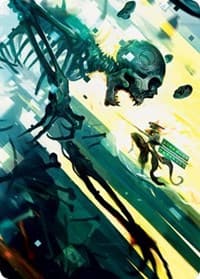 Repel the Vile Art Card - Art Series: Kamigawa: Neon Dynasty - Magic: The Gathering card