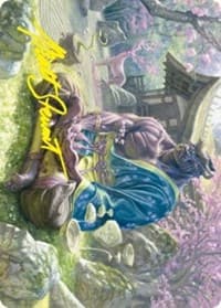 Kosei, Penitent Warlord Art Card (Gold-Stamped Signature) - Art Series: Kamigawa: Neon Dynasty - Magic: The Gathering card