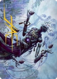 Myojin of Grim Betrayal Art Card (Gold-Stamped Signature) - Art Series: Kamigawa: Neon Dynasty - Magic: The Gathering card