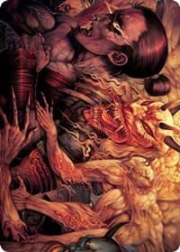 Gift of Wrath Art Card - Art Series: Kamigawa: Neon Dynasty - Magic: The Gathering card