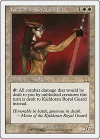 Kjeldoran Royal Guard - Classic Sixth Edition - Magic: The Gathering card