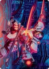 Isshin, Two Heavens as One Art Card (14/81) - Art Series: Kamigawa: Neon Dynasty - Magic: The Gathering card