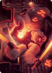 Kami of Industry Art Card - Art Series: Kamigawa: Neon Dynasty - Magic: The Gathering card