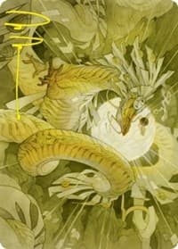 Brilliant Restoration Art Card (Gold-Stamped Signature) - Art Series: Kamigawa: Neon Dynasty - Magic: The Gathering card