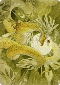 Brilliant Restoration Art Card - Art Series: Kamigawa: Neon Dynasty - Magic: The Gathering card