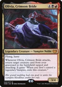 Olivia, Crimson Bride - Promo Pack: Kamigawa: Neon Dynasty - Magic: The Gathering card