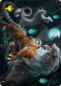 Gloomshrieker Art Card (Gold-Stamped Signature) - Art Series: Kamigawa: Neon Dynasty - Magic: The Gathering card