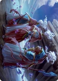 Guardians of Oboro Art Card - Art Series: Kamigawa: Neon Dynasty - Magic: The Gathering card