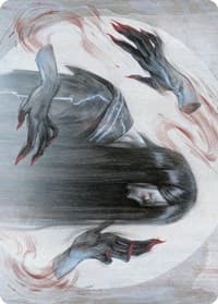 Clawing Torment Art Card - Art Series: Kamigawa: Neon Dynasty - Magic: The Gathering card