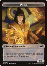 Pilot Token - Kamigawa: Neon Dynasty - Magic: The Gathering card