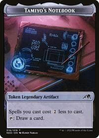 Tamiyo's Notebook Token - Kamigawa: Neon Dynasty - Magic: The Gathering card