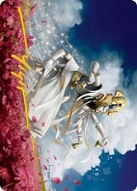 Myojin of Blooming Dawn Art Card (Gold-Stamped Signature) - Art Series: Kamigawa: Neon Dynasty - Magic: The Gathering card