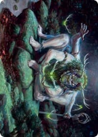 Myojin of Towering Might Art Card - Art Series: Kamigawa: Neon Dynasty - Magic: The Gathering card