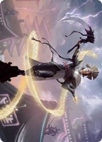 Naomi, Pillar of Order Art Card - Art Series: Kamigawa: Neon Dynasty - Magic: The Gathering card