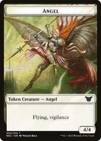 Angel // Elephant Double-Sided Token - Commander: Kamigawa: Neon Dynasty - Magic: The Gathering card