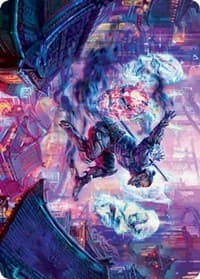 Thousand-Faced Shadow Art Card - Art Series: Kamigawa: Neon Dynasty - Magic: The Gathering card