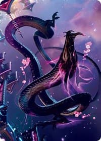 Junji, the Midnight Sky Art Card (38/81) - Art Series: Kamigawa: Neon Dynasty - Magic: The Gathering card